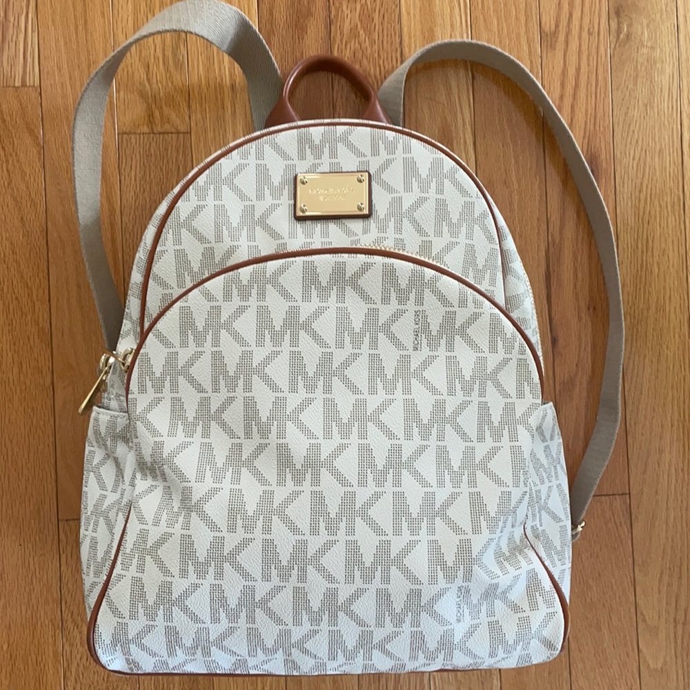 Michael Kors Coated Leather Backpack